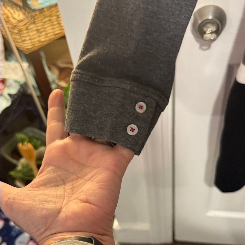 Hatley Charcoal Heather Long Sleeve Shirt - Picture 5 of 6